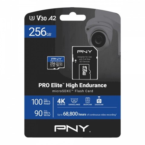 Karta pamięci microSD PRO Elite High Endurance 256G P-SDU256V32100PHE-GE