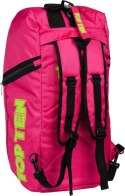 Torba sportowa TOP TEN z funkcją plecaka Neon różowa 67cm x 36cm x 33cm