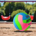 PIŁKA SIATKOWA PLAŻOWA FANCY ENERO RÓŻOWY NIEBIESKI ZIELONY