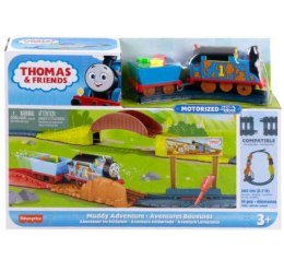Zestaw z lokomotywą z napędem Tomek i Przyjaciele Błotna przygoda