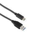Kabel 1m USB-C to USB-A 3.1 Gen2 (10 Gbps 5A) Black