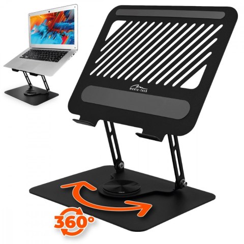 Obrotowa, ergonomiczna podstawka pod laptopa 10-17 LAPTOP STAND ROTO MT2662 pełna regulacja
