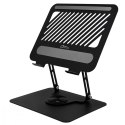 Obrotowa, ergonomiczna podstawka pod laptopa 10-17 LAPTOP STAND ROTO MT2662 pełna regulacja