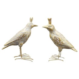 Dekoracyjne złote ptaszki h11,5 cm