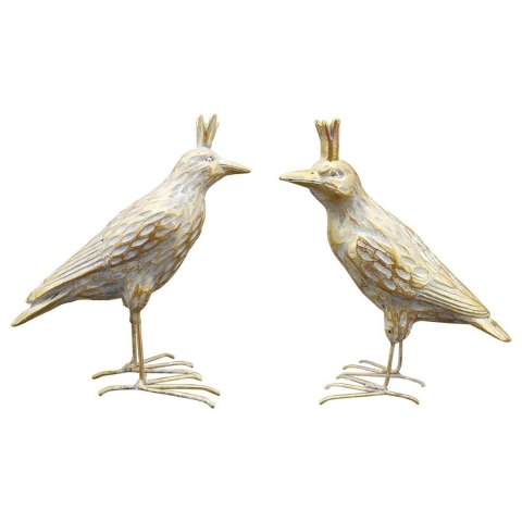 Dekoracyjne złote ptaszki h11,5 cm