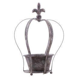 Osłonka korona dekoracyjna z metalu 30x20 cm