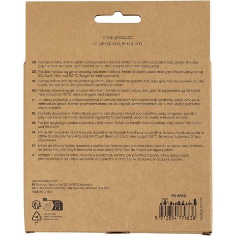 Foremki Silikonowe Kwiatki i liście