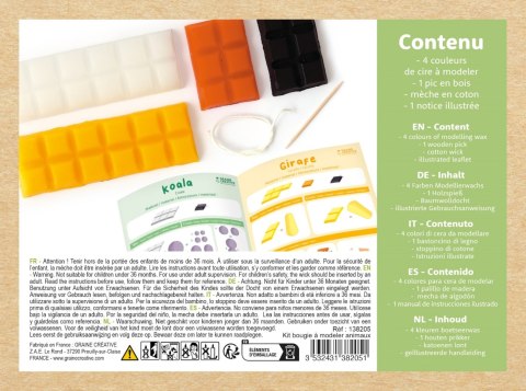 Zestaw do ulepienia Świec Dziki Zwierz