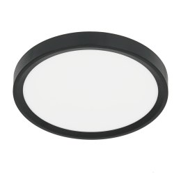 Plafon Sufitowy MAQ Czarny Biały Regulacja Barwy 18W LED 23cm