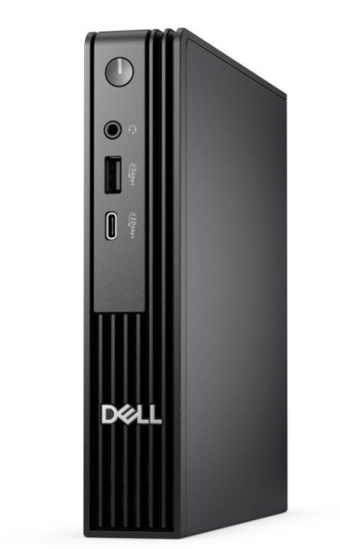 Komputer Dell Pro Micro QCM1250 W11Pro i3-14100T/8GB/512GB SSD CL25/Integrated/WLAN + BT/Kb/Mouse/3YPS