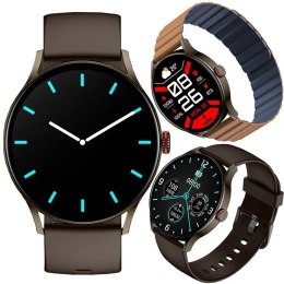 Smartwatch Imiki TG1 Brązowy Android iOS dotyk Amoled