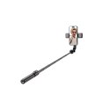 Selfie stick kijek do zdjęć Bluetooth z tripodem lampą LED do 105cm - czarny