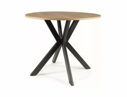 Stół do jadalni TALIA2 loftowy 90 cm dąb