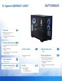 Komputer E-Sport GB760T-CR17 i7-14700F/32GB/2TB/RTX 5070 OC 12GB/W11H