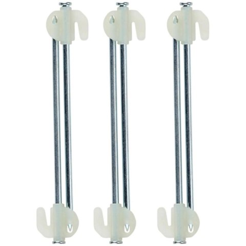 ŚLEDZIE DO NAMIOTU 20,5CM KPL. 6SZT METAL PLASTIK ŚWIECĄCE W NOCY CAMP ACTIVE