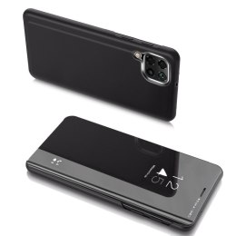 Futerał etui z klapką na Samsung Galaxy A22 4G Clear View Case - czarny