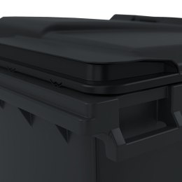 Kontener pojemnik na odpady śmieci komunalne PZH EN 840-2 DIN 1100L - czarny