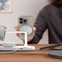 3w1Ładowarka indukcyjna na smartfon słuchawki smartwatch z MagSafe - biała
