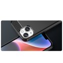 Etui elastyczny żelowy pokrowiec na tył plecki do iPhone 14 Plus Carbon Case - czarny