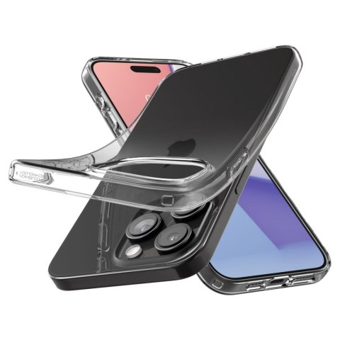 Etui na iPhone 15 Pro Max Liquid Crystal - przezroczyste