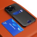 Etui pokrowiec portfel na kartę z podstawką na Samsung Galaxy S23 Leather Stand Case - czarne
