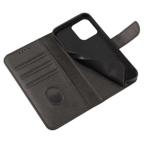 Etui pokrowiec z klapką portfel podstawka na Samsung Galaxy S23+ Magnet Case - czarny