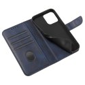 Etui pokrowiec z klapką portfel podstawka na Samsung Galaxy S23+ Magnet Case - niebieskie