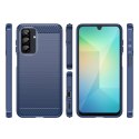 Etui silikonowe na Samsung Galaxy A26 Carbon Case - niebieskie
