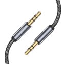 Kabel przewód audio AUX mini jack 3.5mm 1.5m - czarny