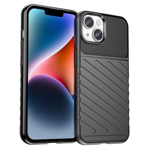 Pancerny pokrowiec etui na iPhone 14 Plus Thunder Case - czarny