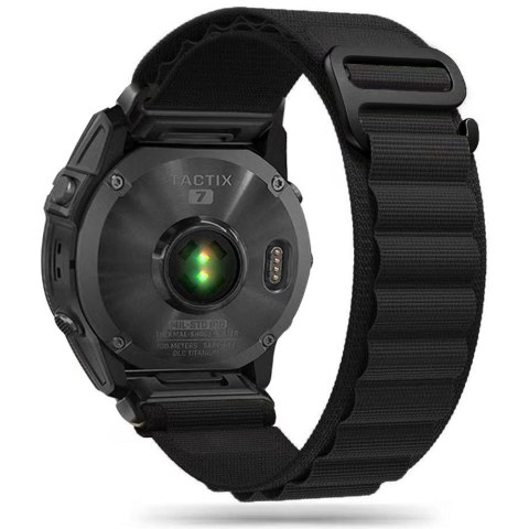 Pasek do zegarka Garmin Fenix 5 / 6 / 6 Pro / 7 Nylon Pro - czarny
