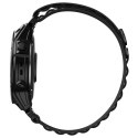 Pasek do zegarka Garmin Fenix 5 / 6 / 6 Pro / 7 Nylon Pro - czarny