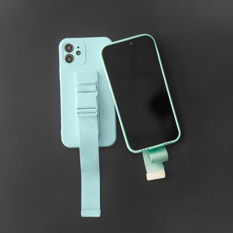 Silikonowe etui ze smyczą paskiem do Xiaomi Poco M4 Pro 5G Rope Case - czarny