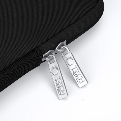 Torba etui pokrowiec na laptopa 15-16'' + etui na akcesoria - czarna
