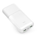 Powerbank 20000mAh USB-A USB-C PD AFC 22.5W - biały
