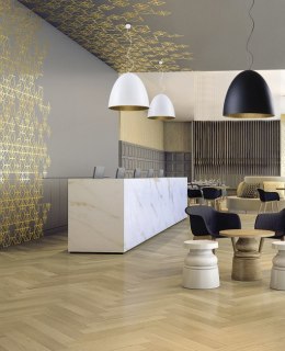 Lampa Wisząca EGG Biały Złoty Metalowy Klosz 1xE27 55cm