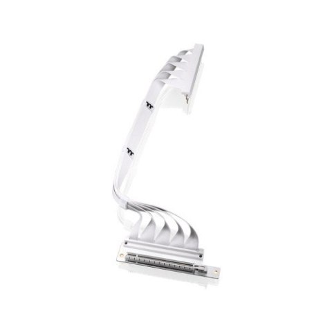 Taśma Riser - PCI- E 4.0 x16 Extender - 400mm Dual 90° - Snow