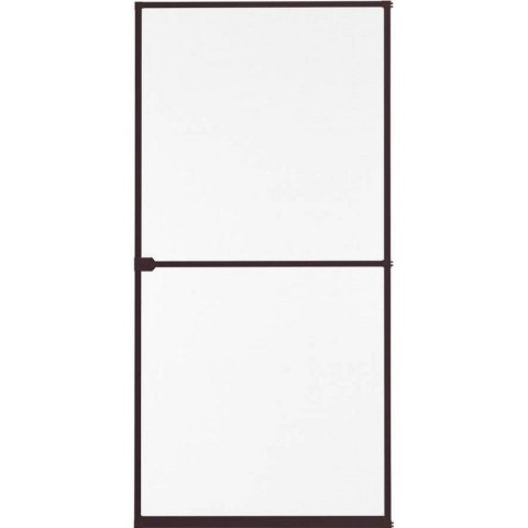 MOSKITIERA DRZWI ALU 100X215 BRĄZ BASIC