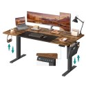 Biurko regulowane elektrycznie 72-100 cm