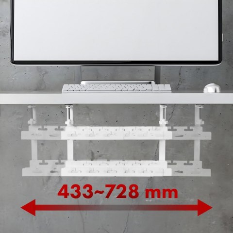 Organizer podbiurkowy na kable MC-102 W