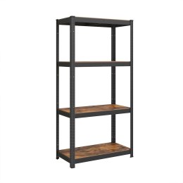 Solidny regał magazynowy brązowy 160 cm