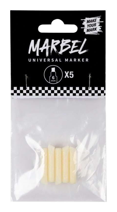 Końcówki do markerów MARBEL 6 mm 5 szt.