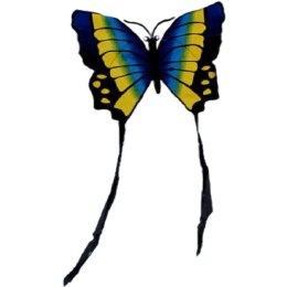 LATAWIEC MOTYL 88x78CM NIEBIESKO ŻÓŁTY ENERO TOYS
