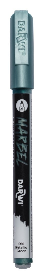 Marker MARBEL 2 mm Metaliczny Zielony