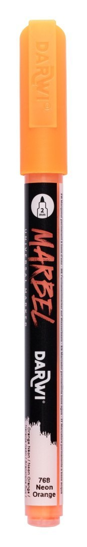 Marker MARBEL 2 mm Neonowo-Pomarańczowy