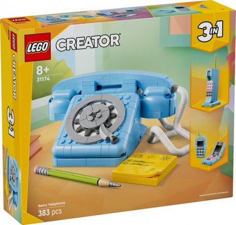 Klocki Creator 31174 Telefon w stylu retro