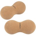 PODWÓJNA PIŁECZKA DO MASAŻU KORKOWA 7.5x15CM ENERO FIT
