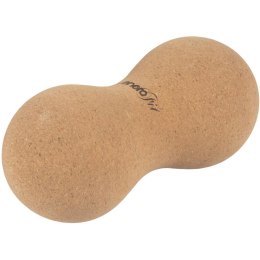 PODWÓJNA PIŁECZKA DO MASAŻU KORKOWA 7.5x15CM ENERO FIT
