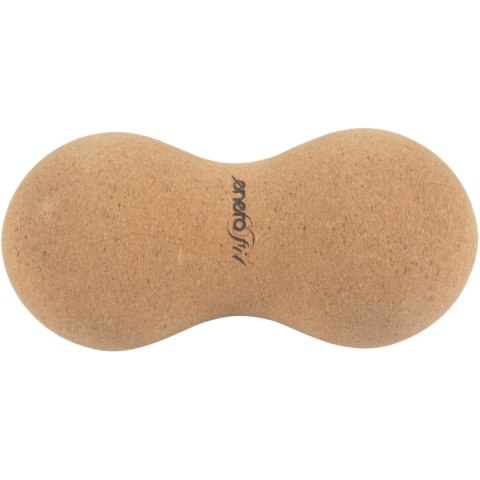 PODWÓJNA PIŁECZKA DO MASAŻU KORKOWA 7.5x15CM ENERO FIT