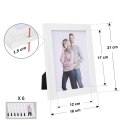 Ramka ERGO kolor biały hakano - PHOTOFRAME/WHITE/13,5X18,6CM/3PCS